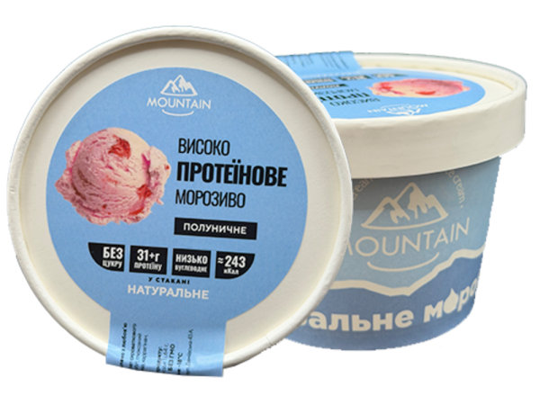 Протеїнове морозиво Ягідне (300 мл)