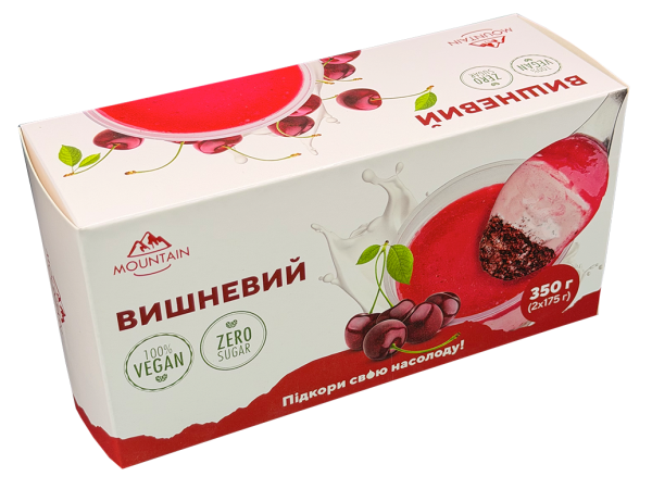 Торт порційний веган без цукру Вишня (175 г)