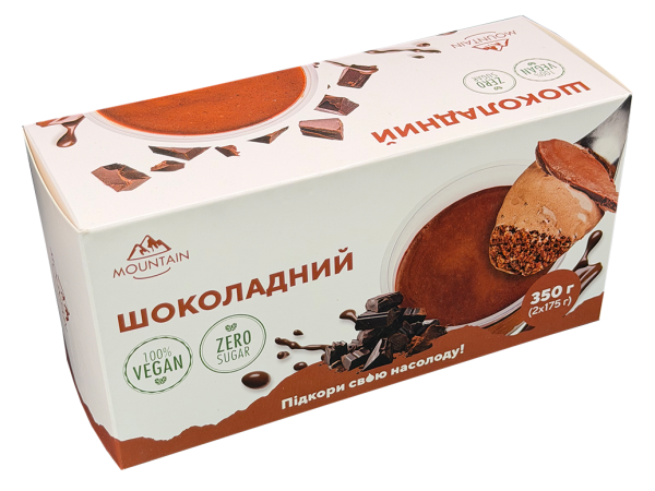 Торт порційний веган без цукру шоколадний (175 г)