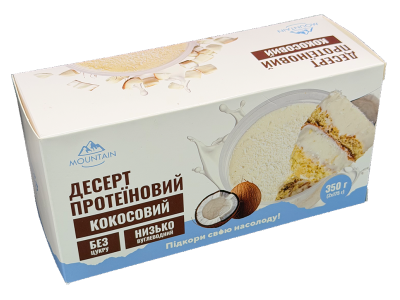 Торт порційний протеїновий кокосовий (175 г) Торт порційний протеїновий кокосовий (175 г)
