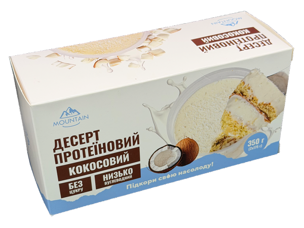 Торт порційний протеїновий кокосовий (175 г)
