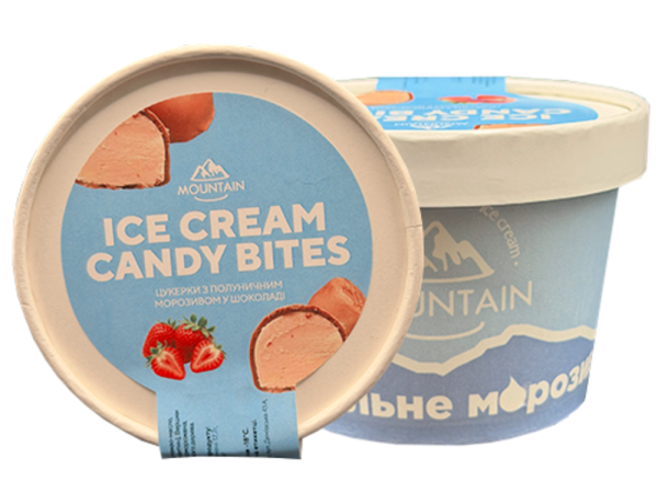 Цукерки з морозивом Полуниця (130 г)