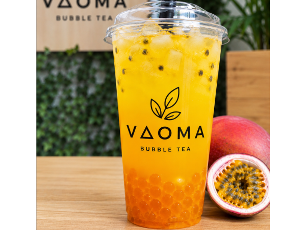 BUBBLE TEA Манго-маракуя з фруктовими кульками